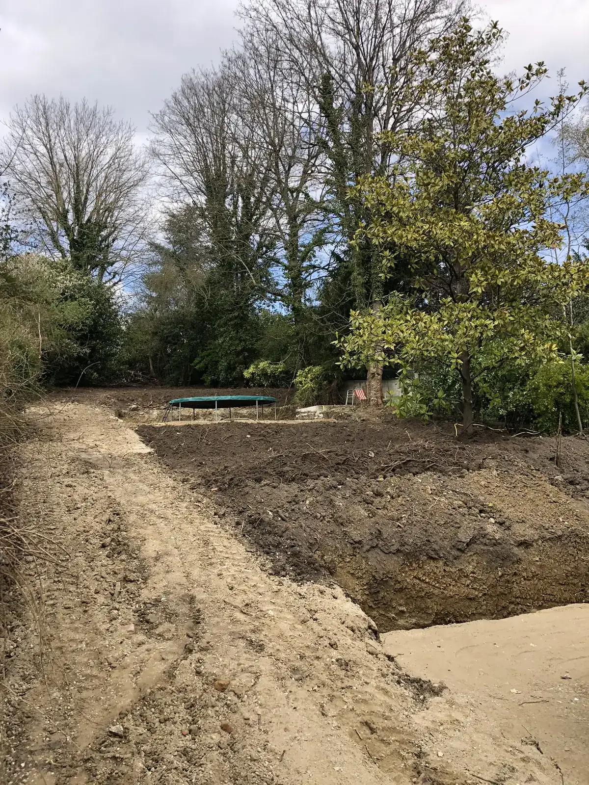 Terrassement · Terrain préparé après décaissement · Croissy-sur-Seine (78290) - MFT Travaux Publics