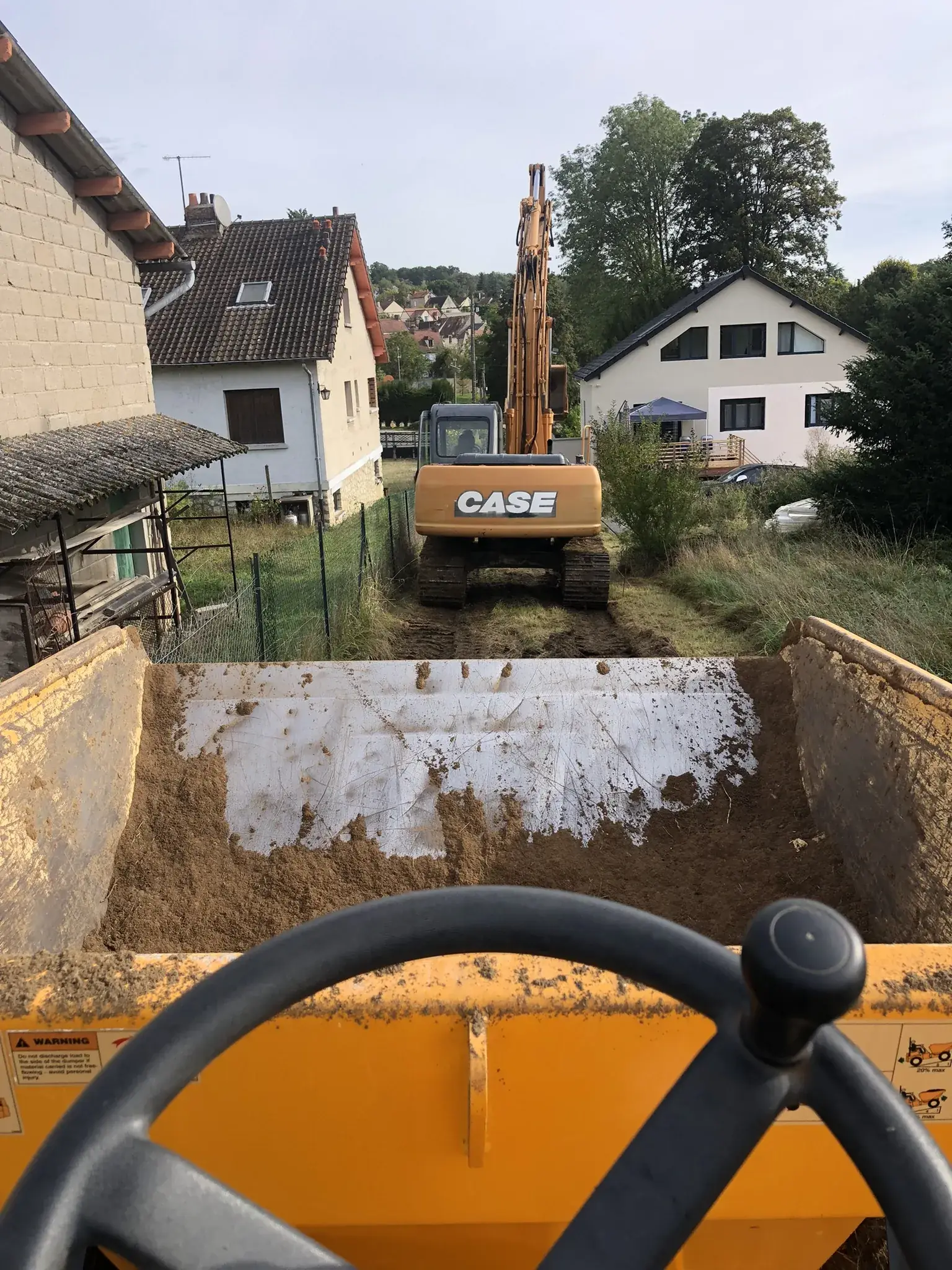 Viabilisation 2026 · Tranchée VRD avec gaines TPC · Île-de-France